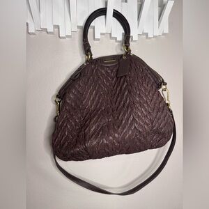 Coach Rich Brown Quilted Shoulder Bag